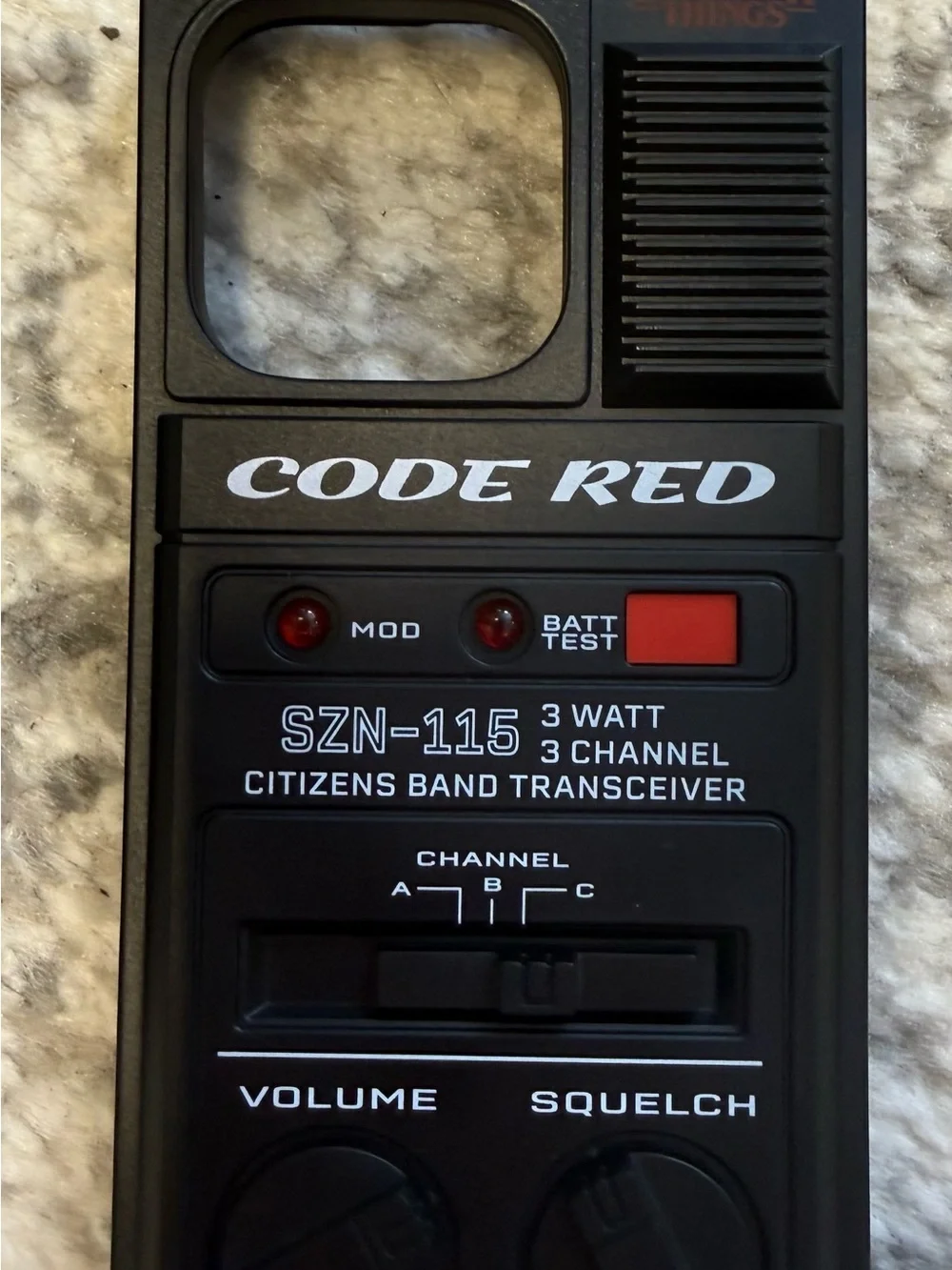 Stranger Things Code Red Walkie Talkie iPhone 16 Pro Case w/ Box Netflix